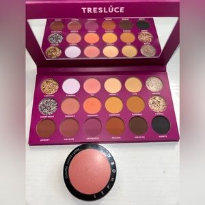 Treslúce Midnight Deseos and Sephora Powder Blush
